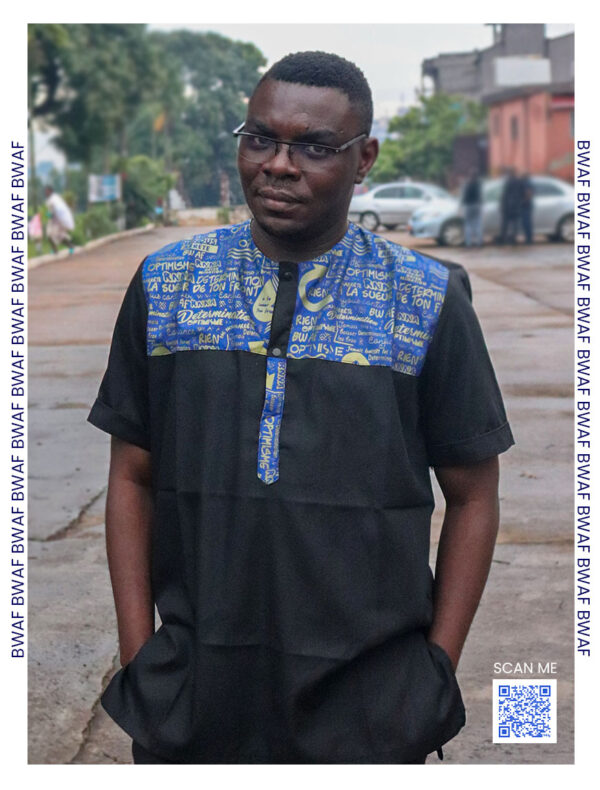 Afro-chemise Itinga by BWAF – Noire